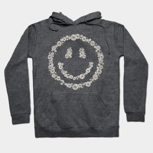 Smiley face in daisy Hoodie